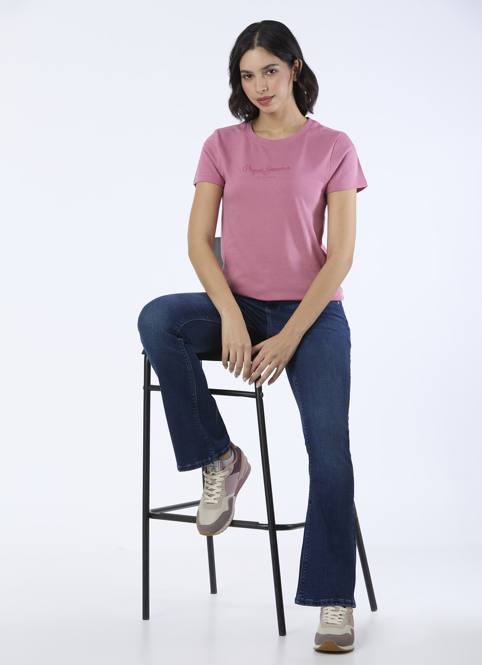 Women Pink Graphic Print Short Sleeve T-shirt, , large image number 5