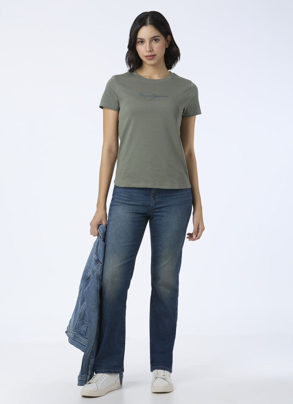 Women Green Graphic Print Short Sleeve T-shirt, , large image number 5