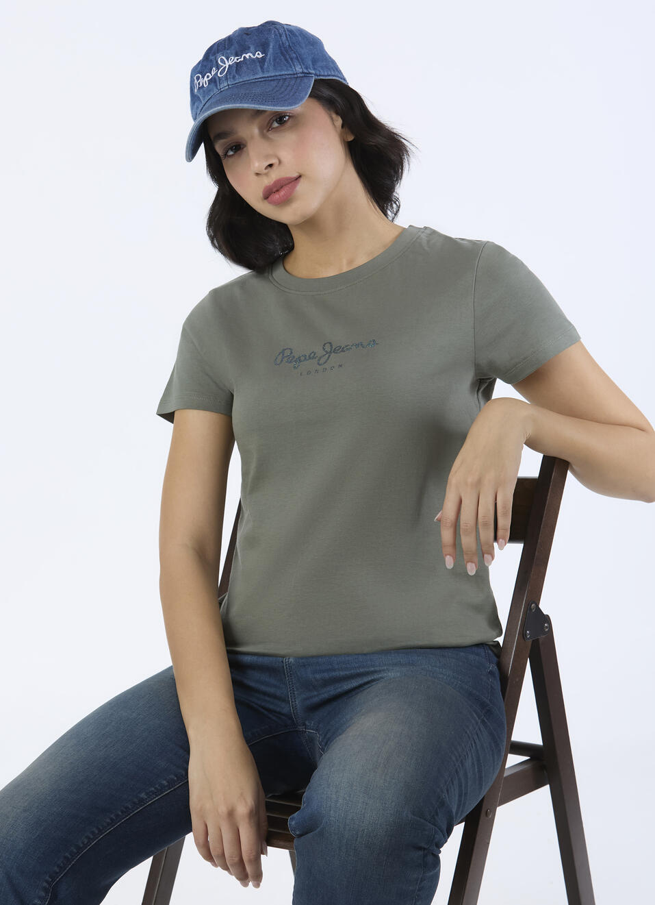 Women Green Graphic Print Short Sleeve T-shirt, , large image number 0