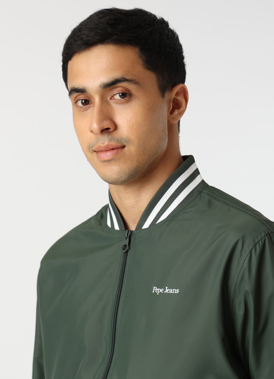 Men Green Full Sleeve Lightweight Jacket, , large image number 4