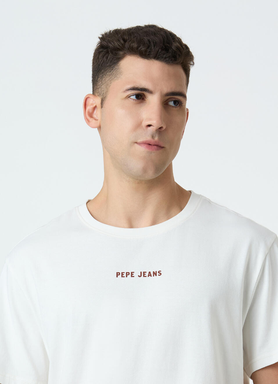 Men Off-white Relaxed Fit Back Graphic Print T-shirt, , large image number 4