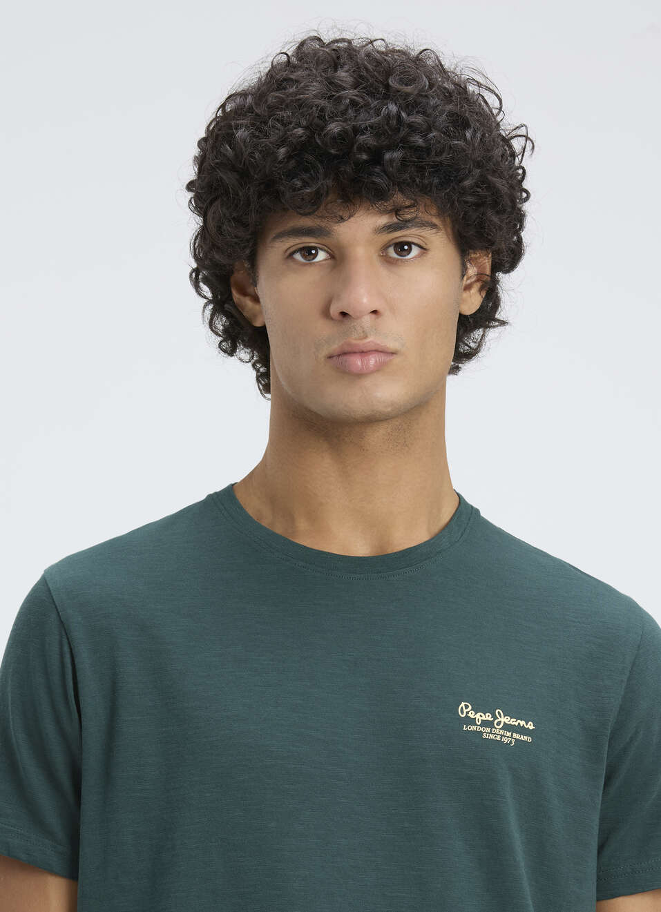 Men Green Back Graphic Print Short Sleeve T-shirt, , large image number 4