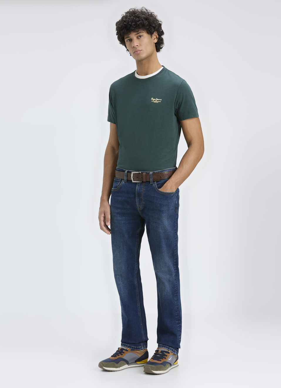 Men Green Back Graphic Print Short Sleeve T-shirt, , large image number 5