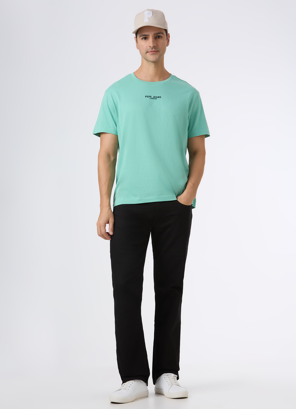 Men Green Back Graphic Print Relaxed T-shirt, , large image number 5