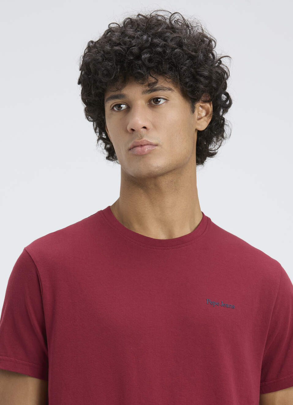 Men Red Back Graphic Print Short Sleeve T-shirt, , large image number 4