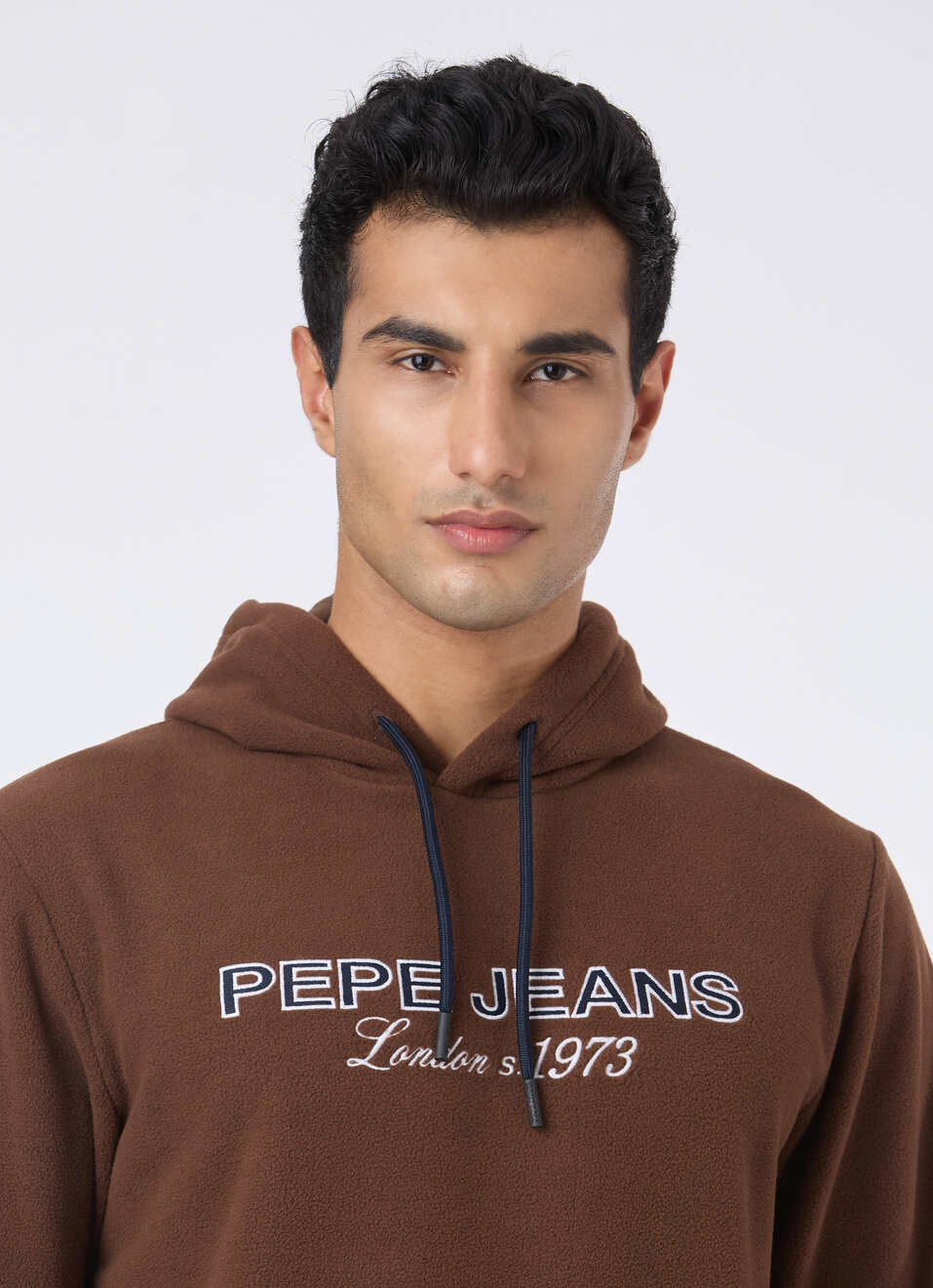 Men Brown Full Sleeve Hoodie Sweatshirt, , large image number 4