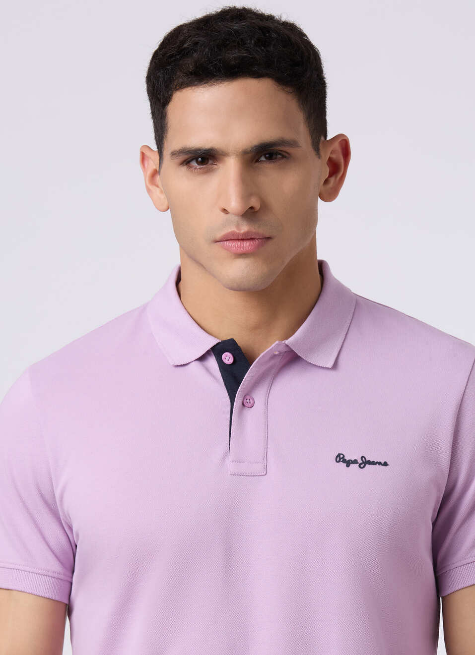 Men Purple Regular Fit Polo, , large image number 4