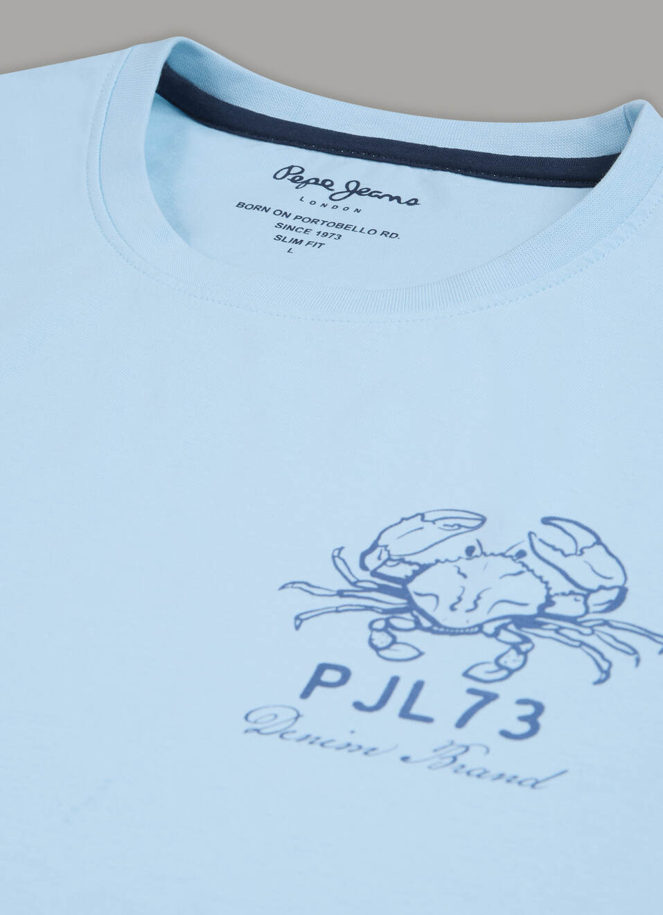 Men Blue Back Print Slim Fit T-shirt, , large image number 7