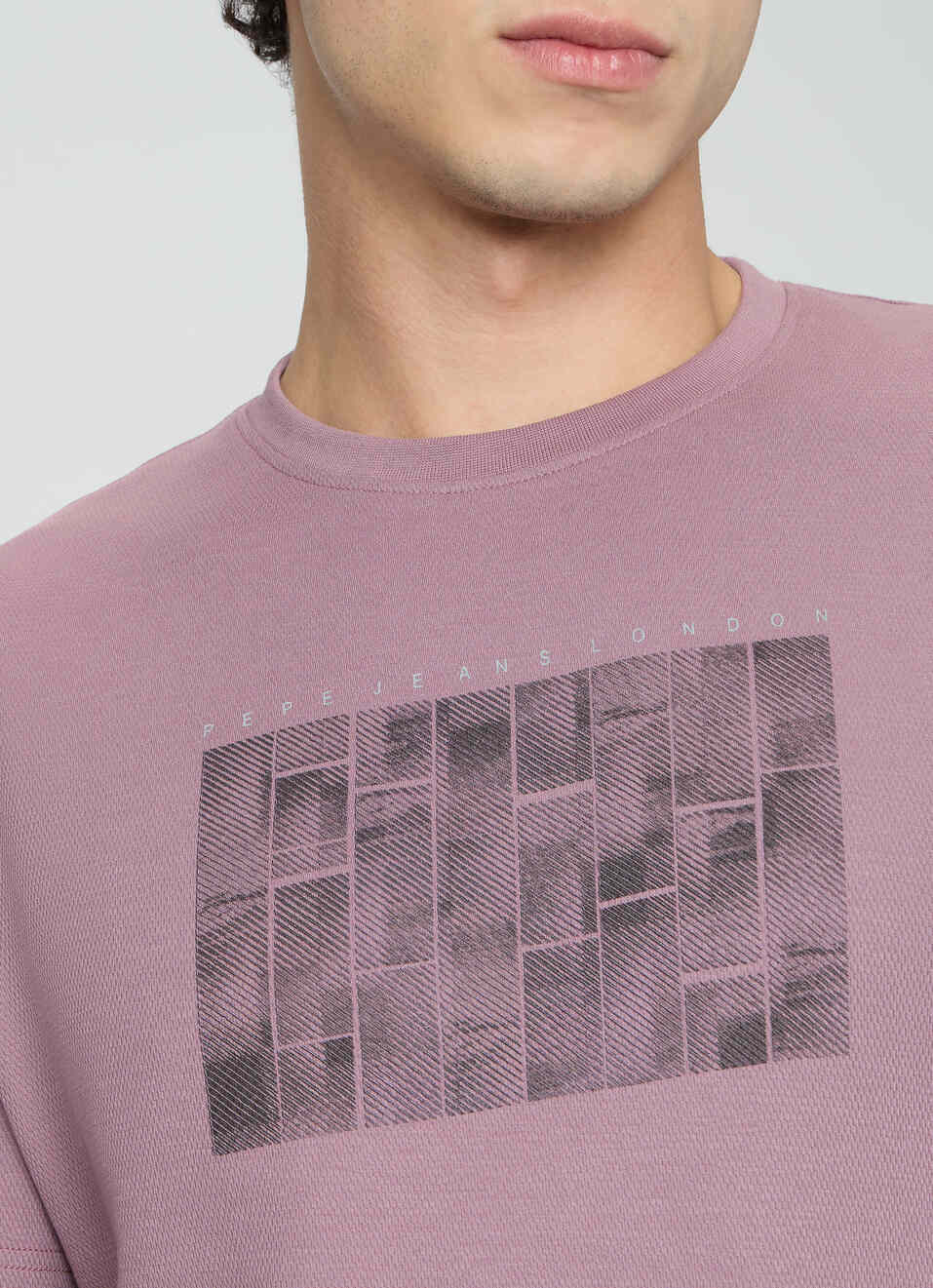 Men Purple Slim Fit Printed T-shirt, , large image number 6