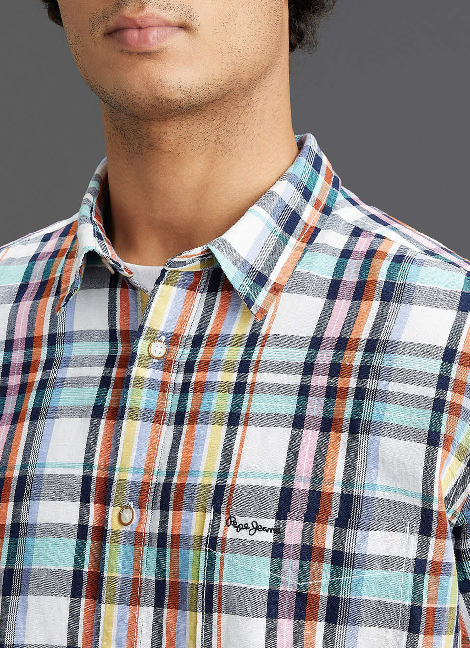 Men Blue Checked Regular Fit Full Sleeve Casual Shirt, , large image number 1