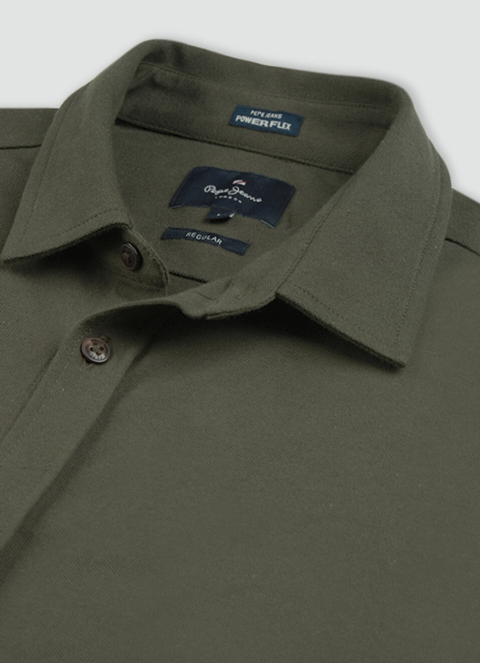 Men Green Solid Shirt, , large image number 7