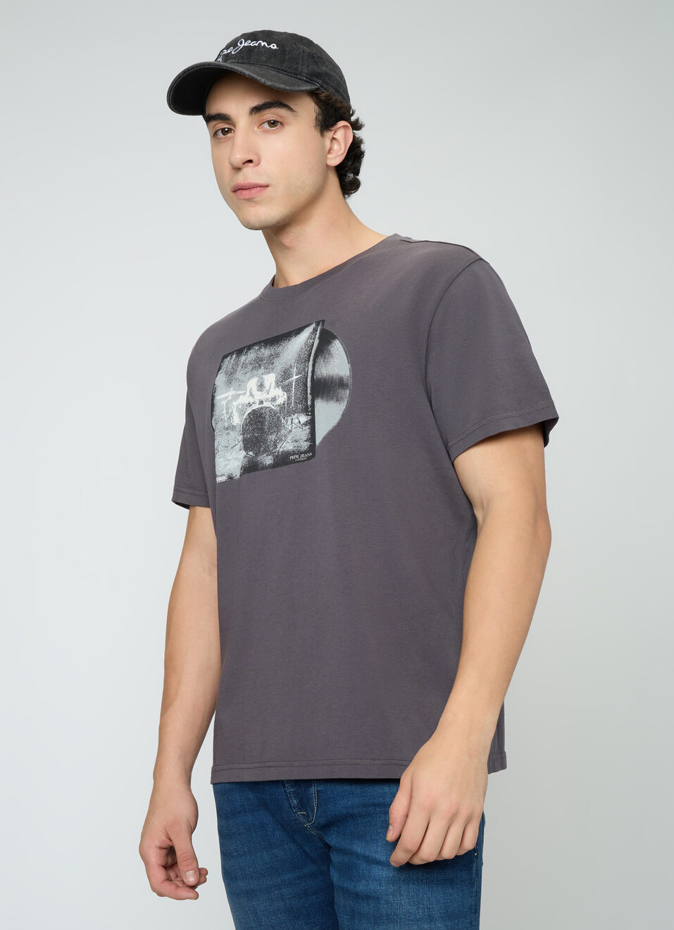 Men Elephant Green Relaxed Graphic T-shirt, , large image number 0
