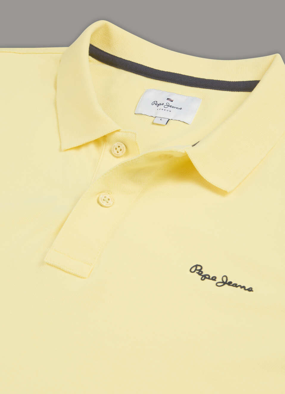 Men Yellow Solid Short Sleeves Polo, , large image number 7