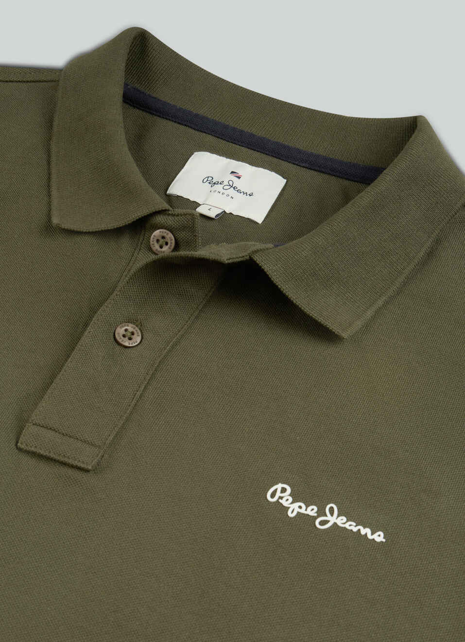 Men Green Solid Short Sleeves Polo, , large image number 7