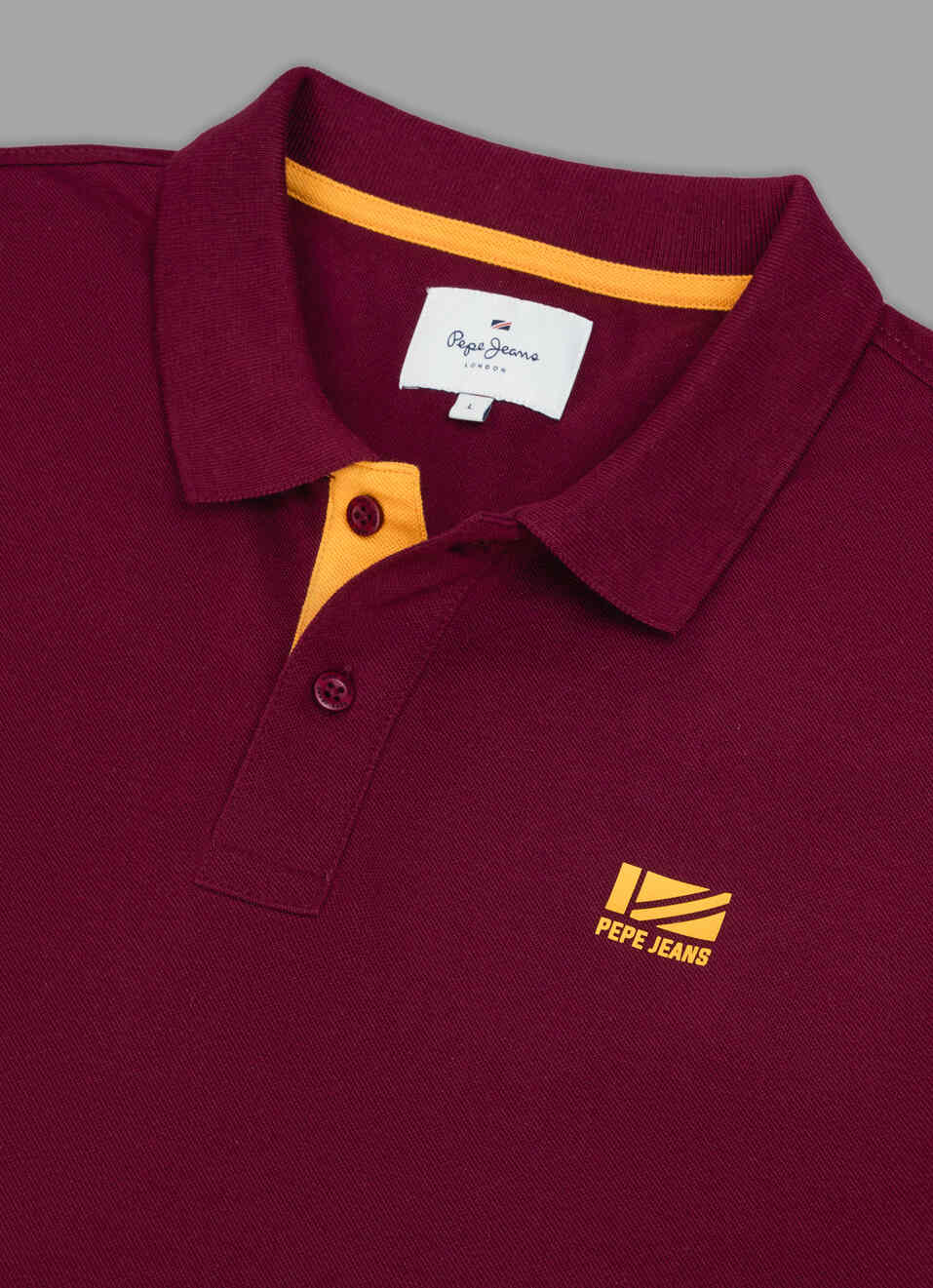 Men Red Solid Short Sleeves Polo, , large image number 7