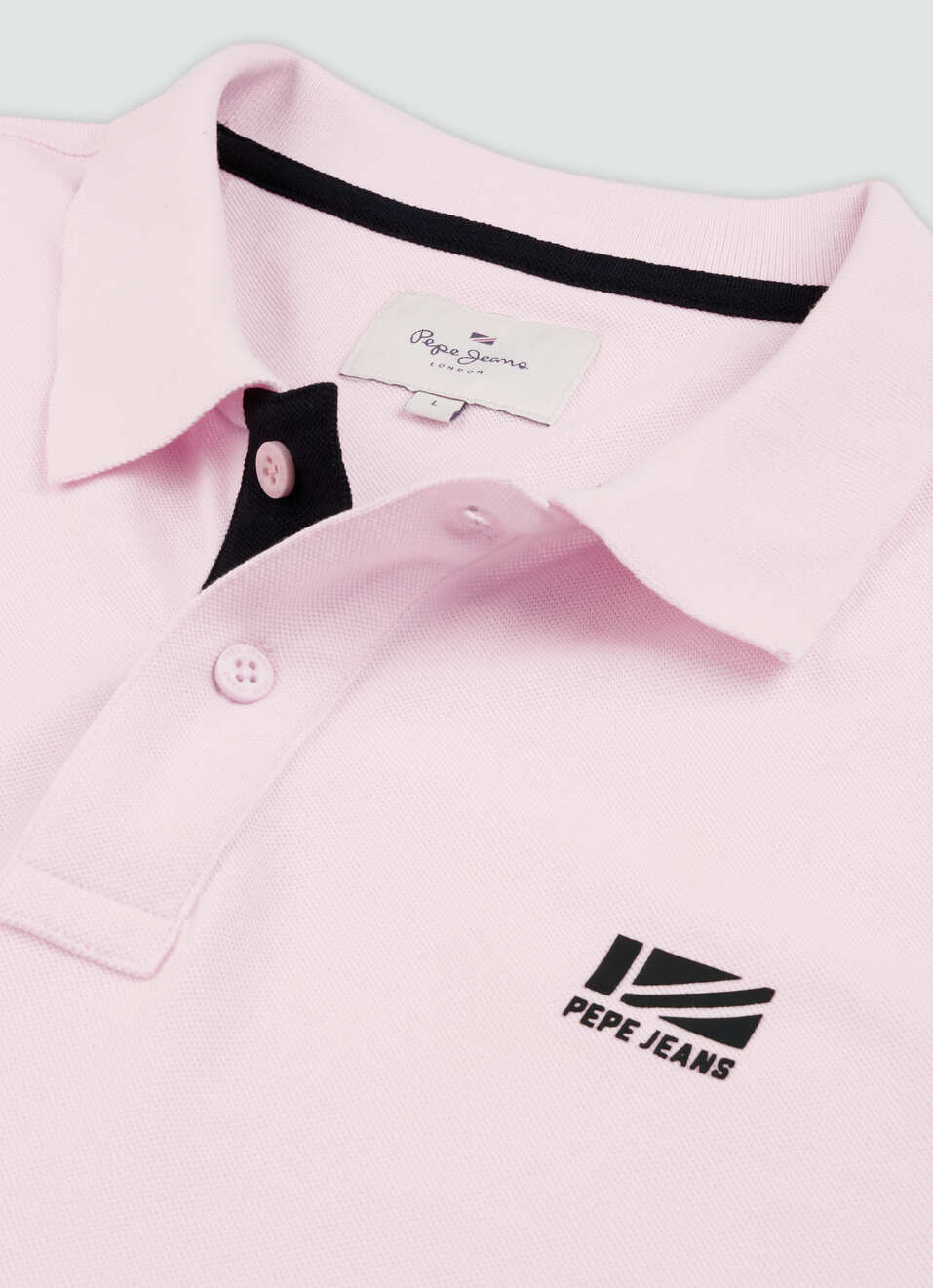 Men Pink Solid Short Sleeves Polo, , large image number 7