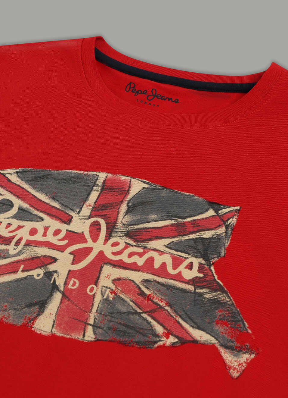 Men Red Graphic Slim Fit T-shirt, , large image number 7