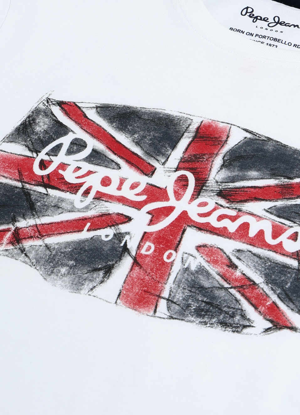 Men White Graphic Slim Fit T-shirt, , large image number 7