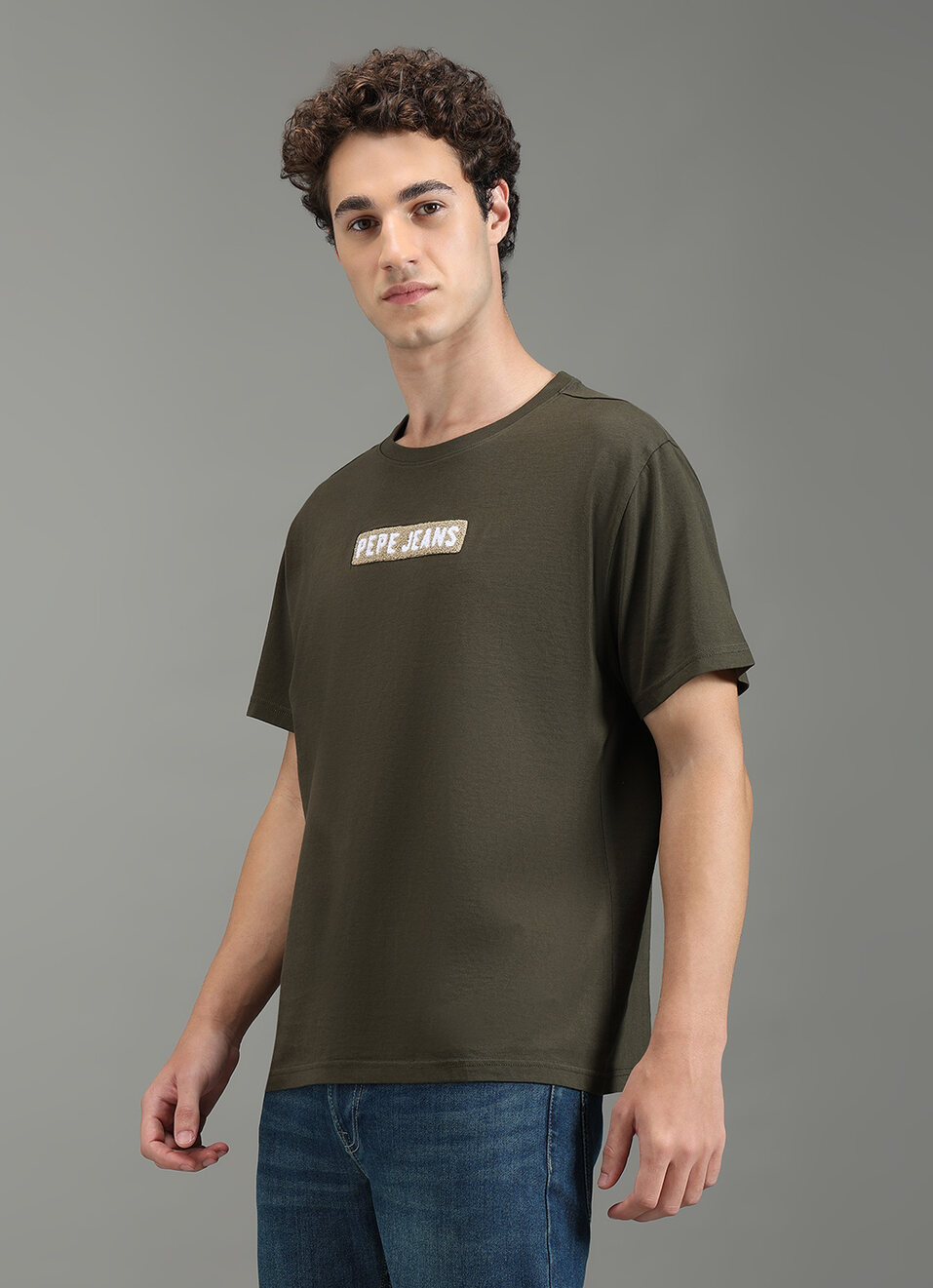 Men Green Graphic Relaxed Fit T-shirt, , large image number 7