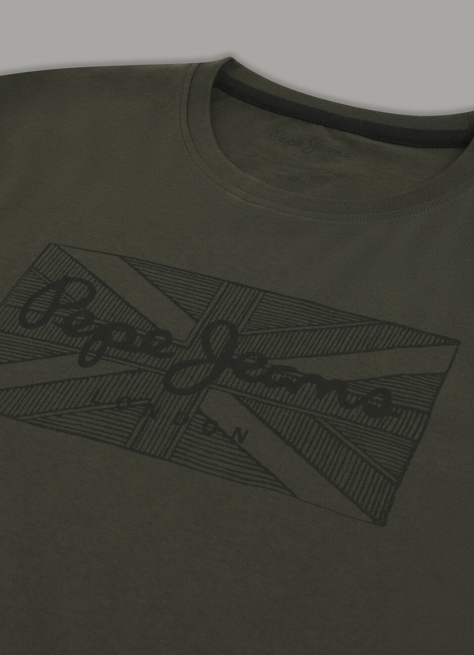 Men Green Slim Fit Graphic T-shirt, , large image number 7