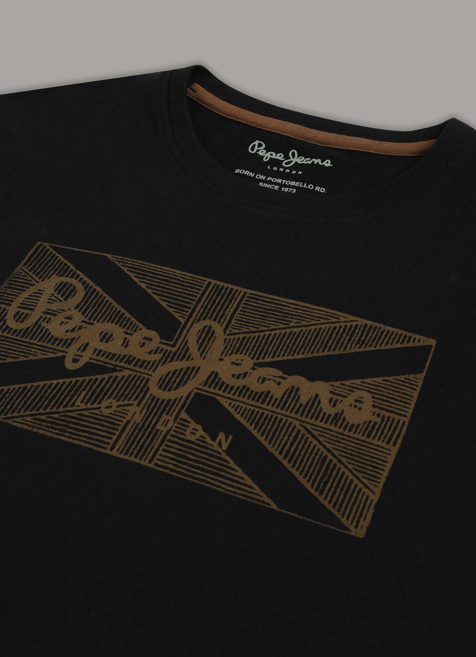 Men Black Slim Fit Graphic T-shirt, , large image number 6