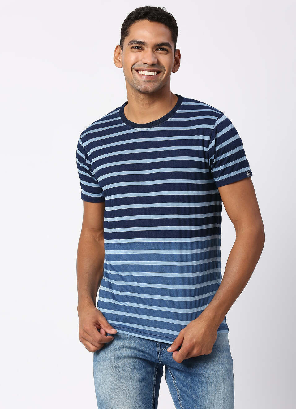 ZANDER Striped T-Shirts, , large image number 0