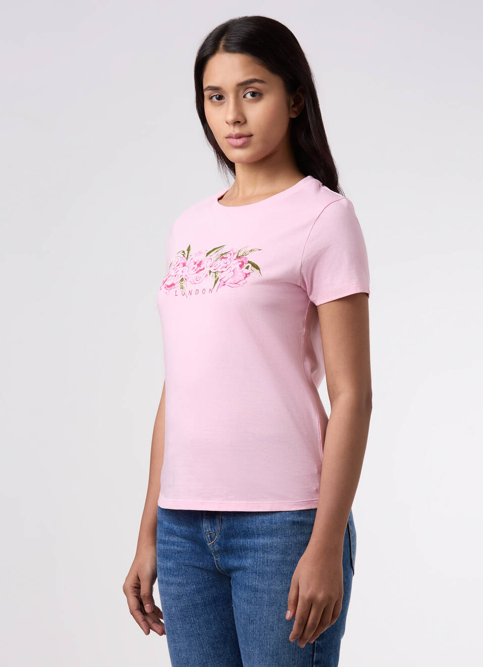 Women Pink Graphic Print T-shirt, , large image number 3