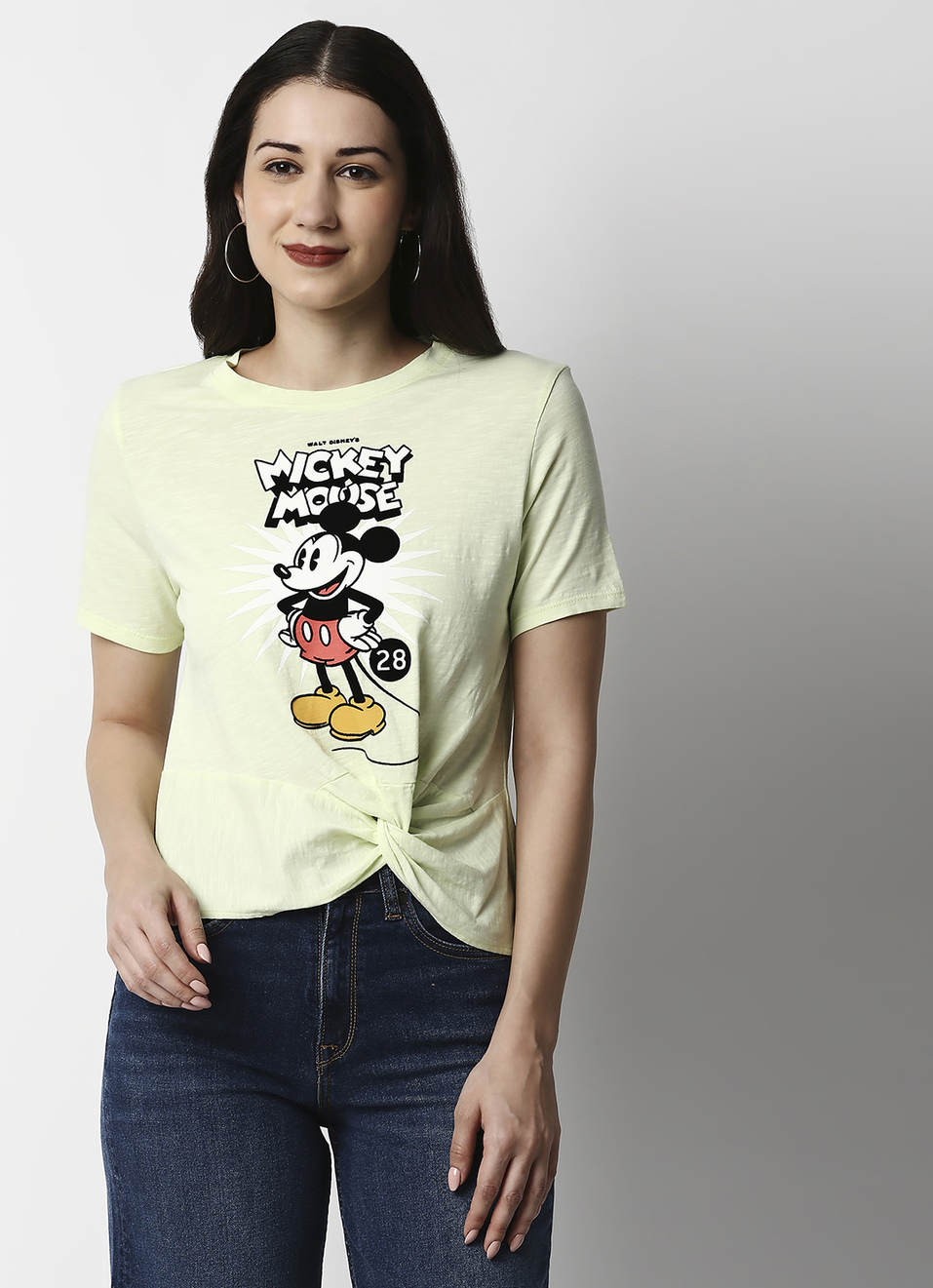 FANIA Mickey graphic printed T-shirt, , large image number 1