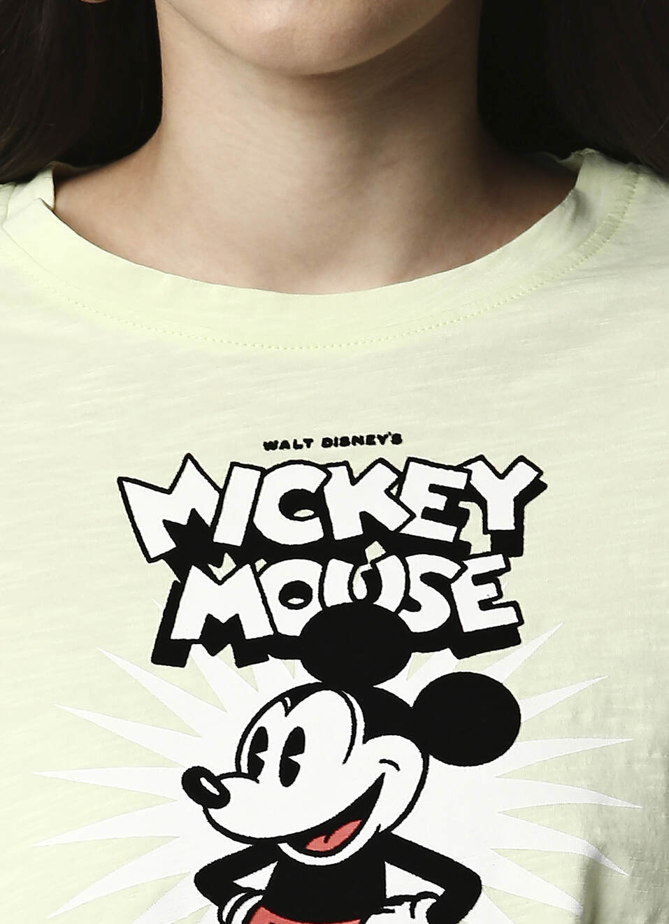 FANIA Mickey graphic printed T-shirt, , large image number 3