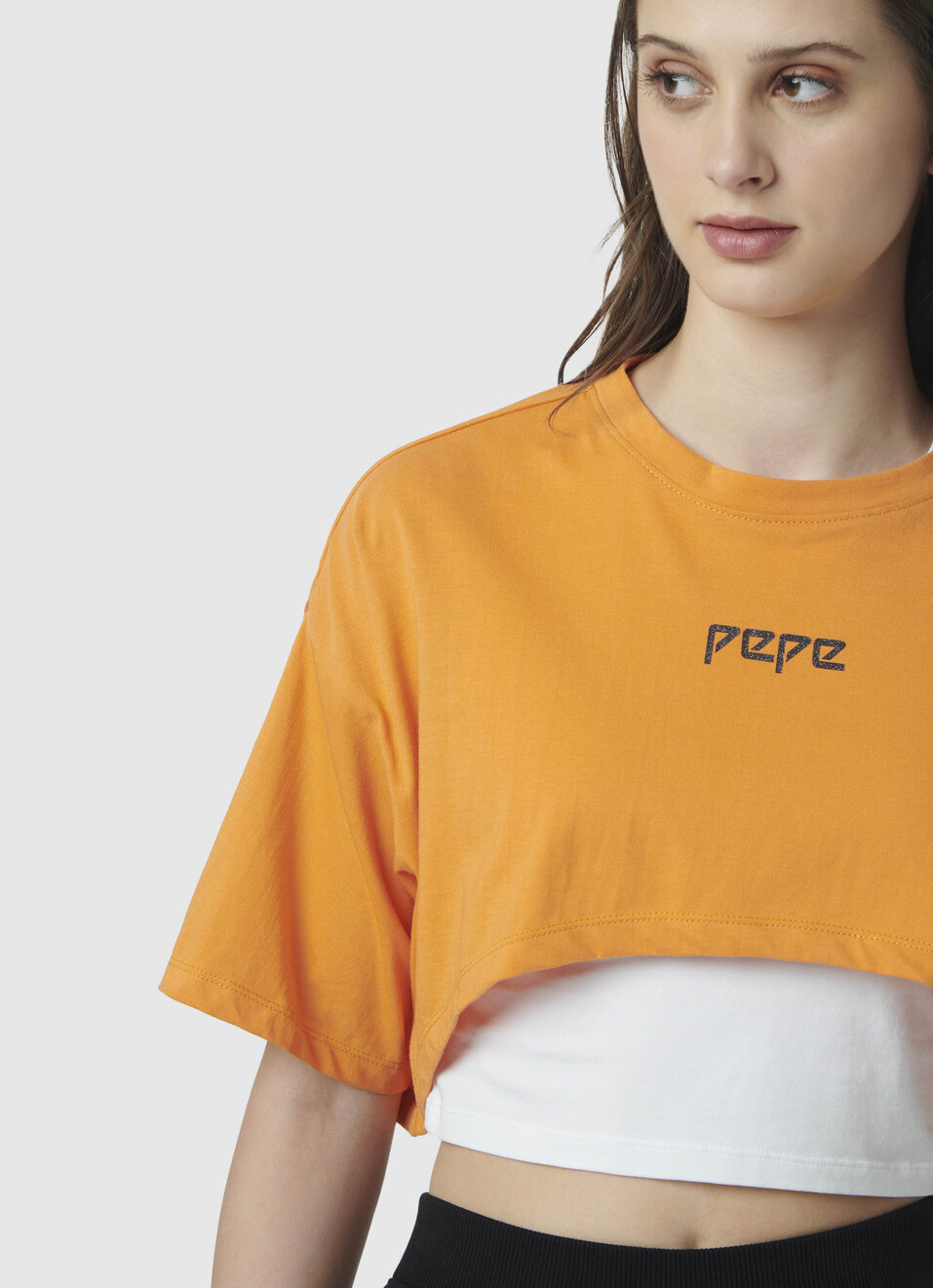 Green Crop T-shirt, , large image number 4