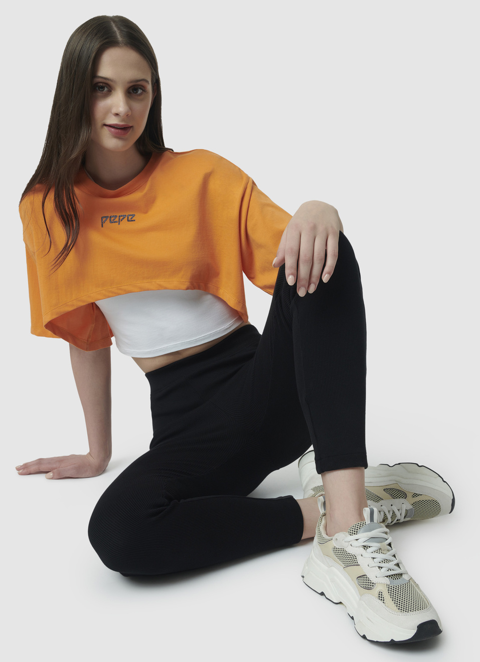 Green Crop T-shirt, , large image number 5