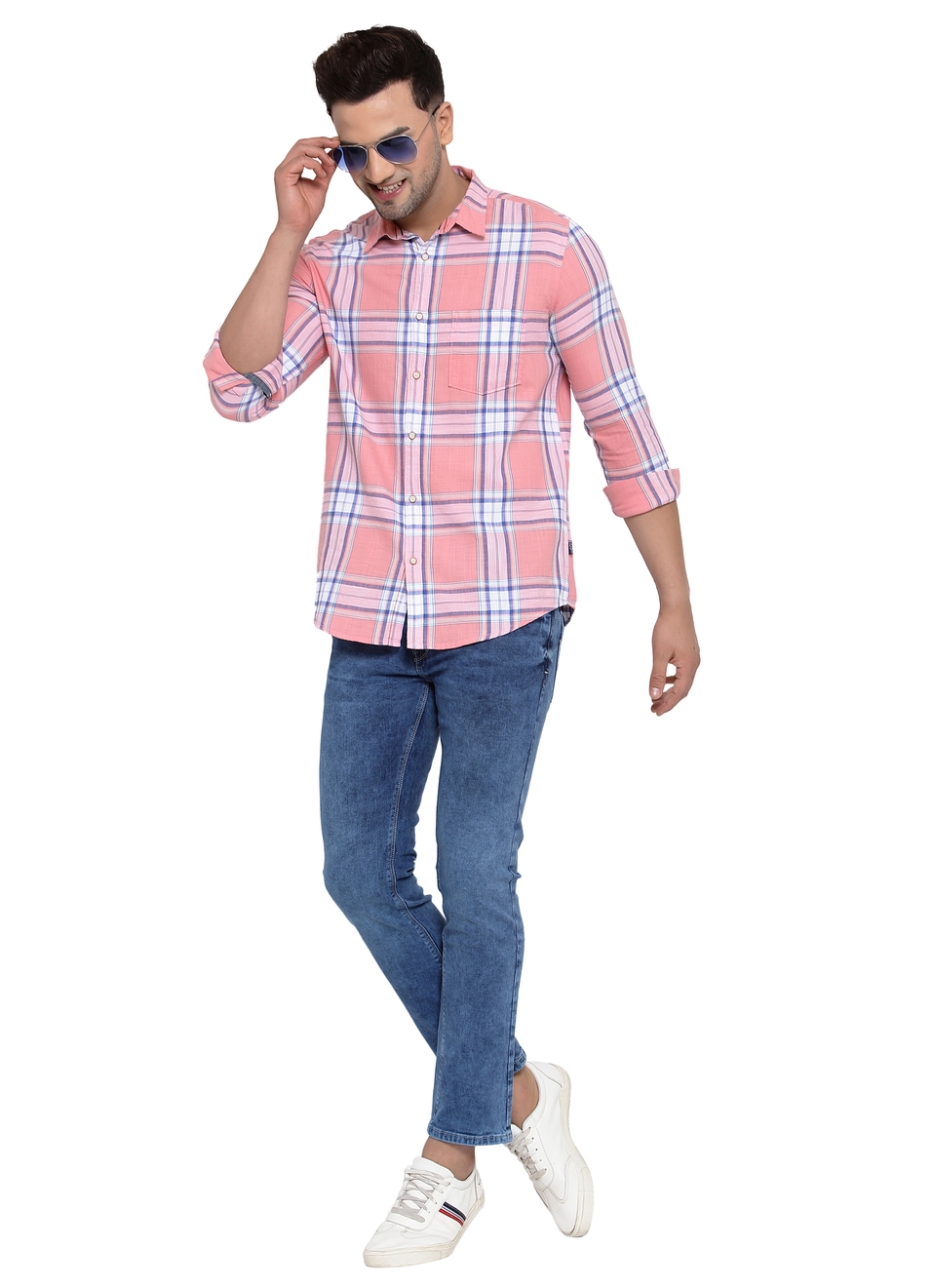 Ruskin Twill Checks Shirt, , large image number 3