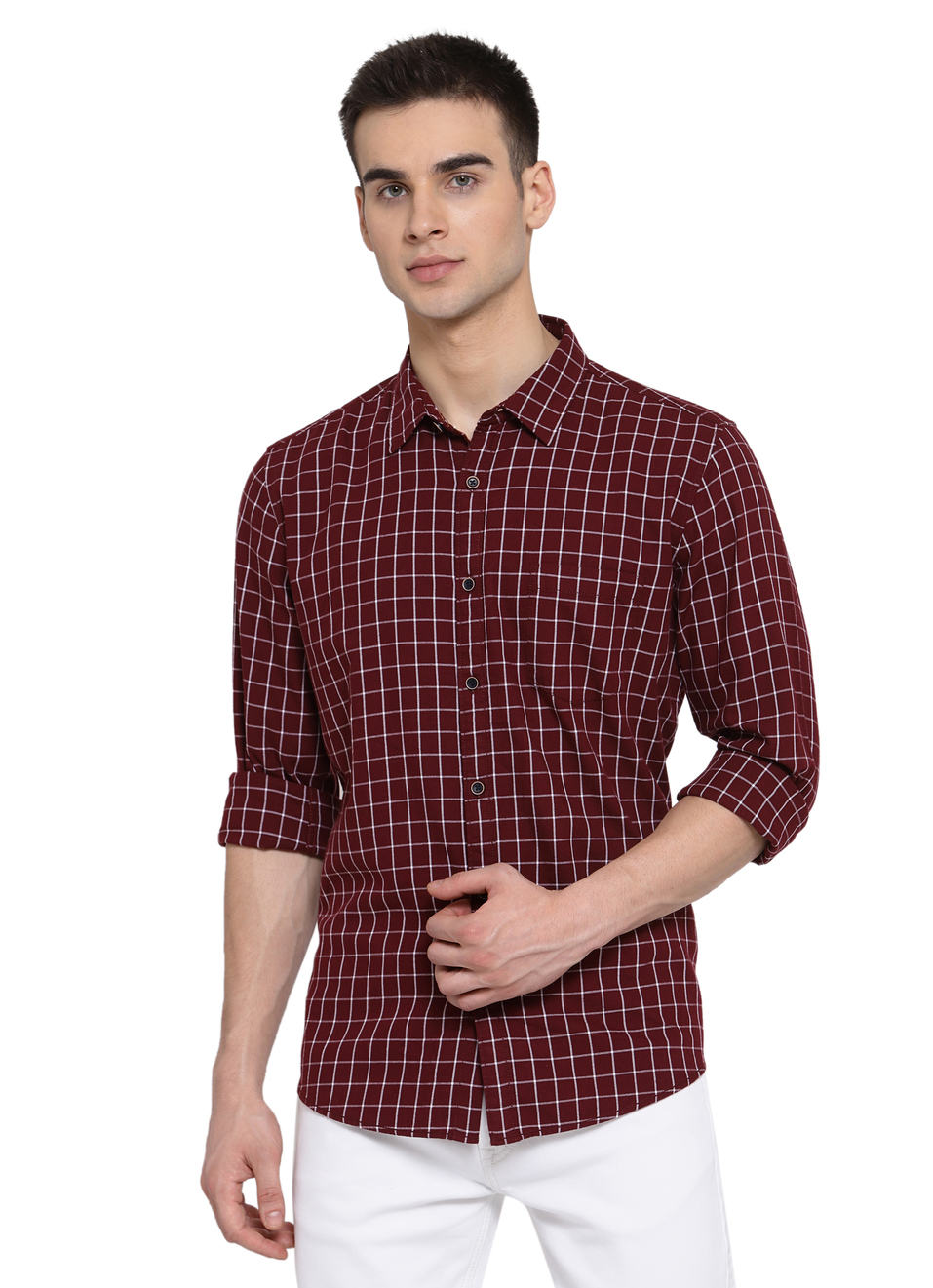 Truckston Twill Checks Shirt., , large image number 0