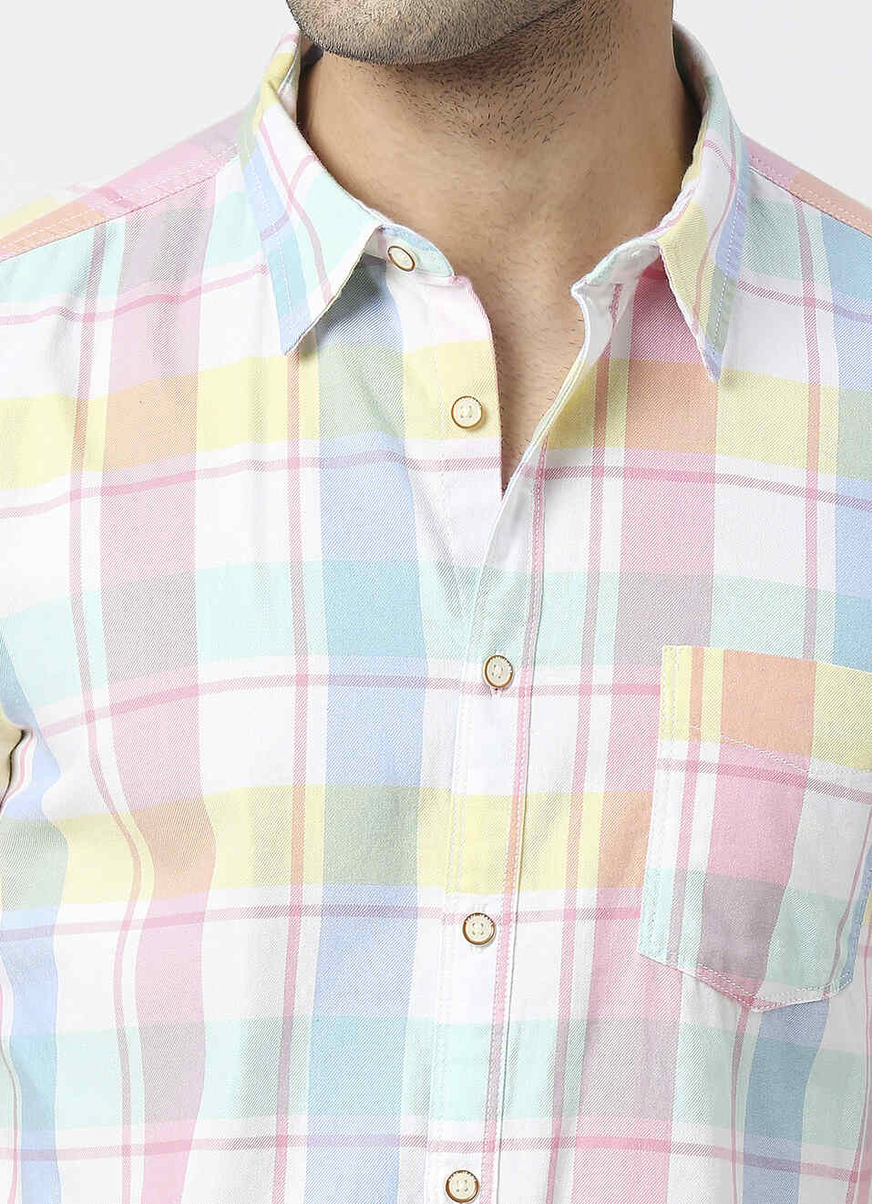 ELIAS SS YARN DYED CHECKS, , large image number 4