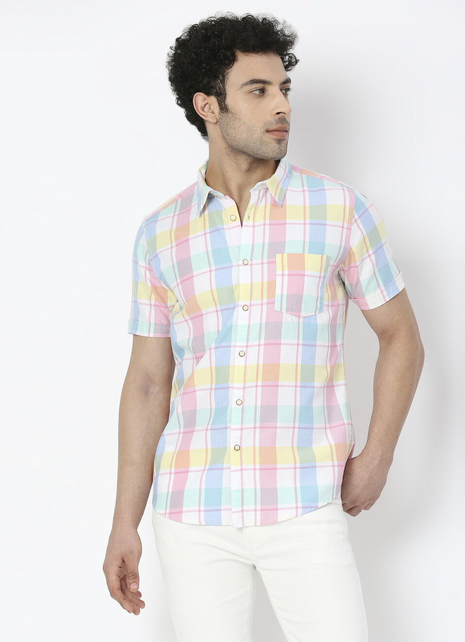 ELIAS SS YARN DYED CHECKS, , large image number 0