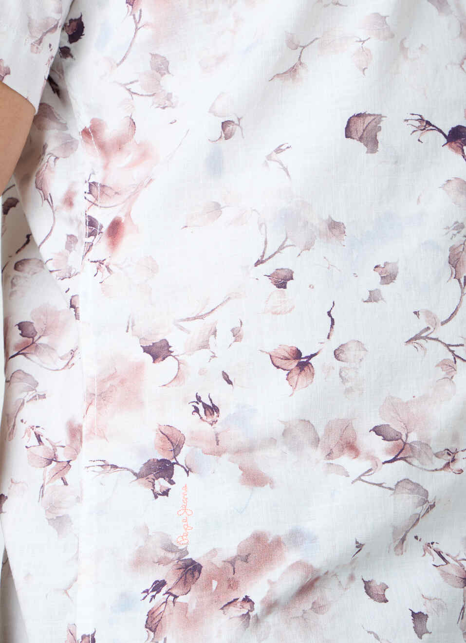 Men Peach Orange Printed Shirt, , large image number 6