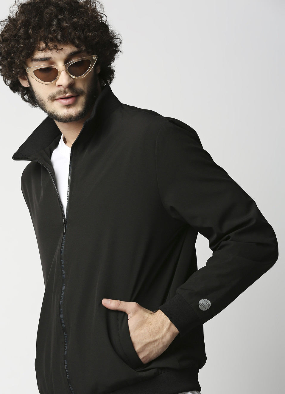 Fran Ls Light Weight Graphic Placement Printed Jacket, , large image number 2