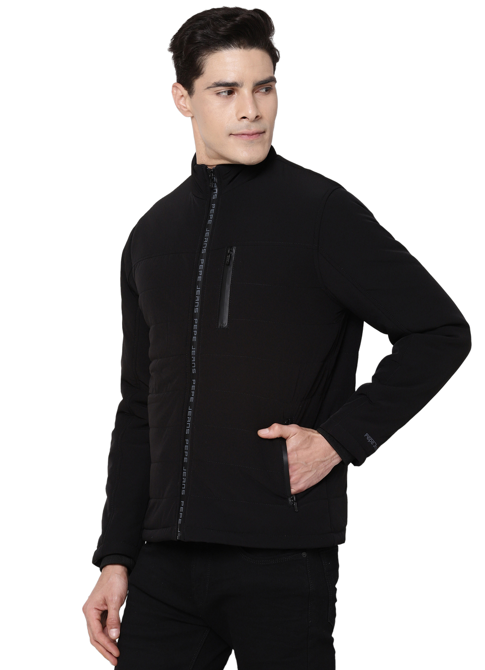 Kanok Ls Solid Wadded Jacket, , large image number 2