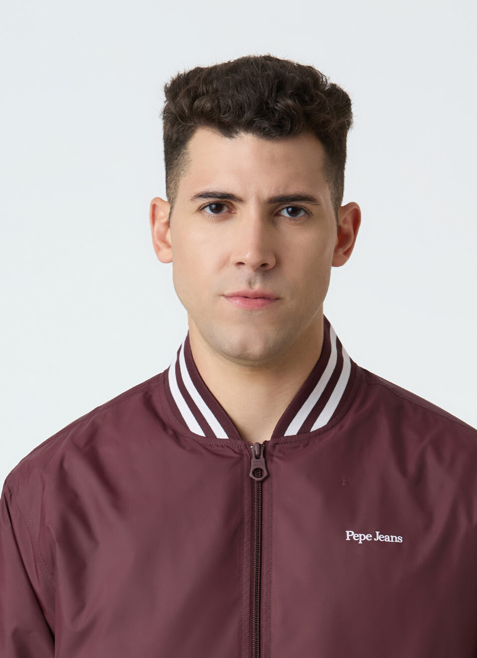 Men Burgundy Full Sleeve Lightweight Jacket, , large image number 4