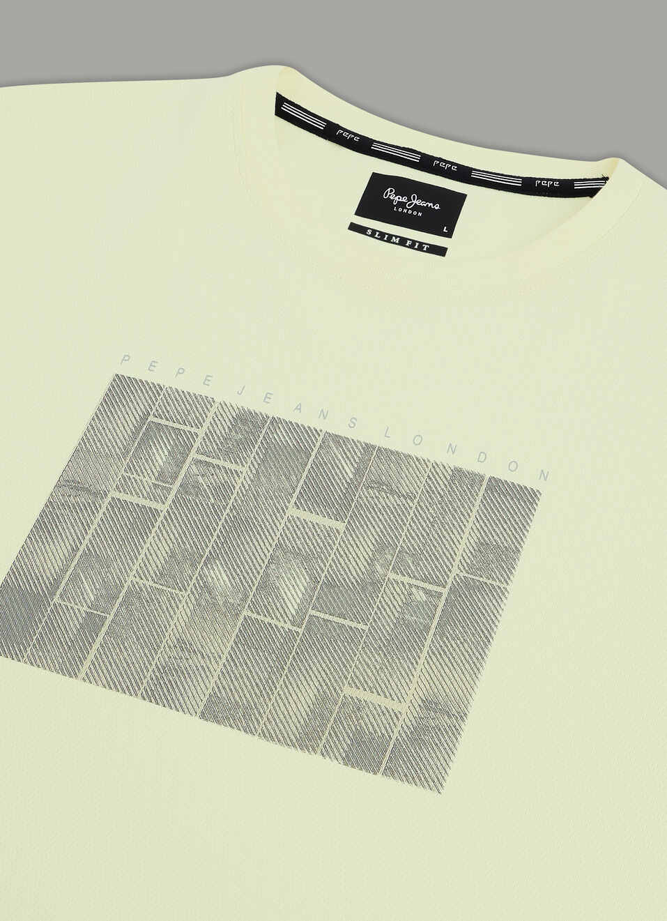 Men Yellow Graphic Print Slim Fit T-shirt, , large image number 7