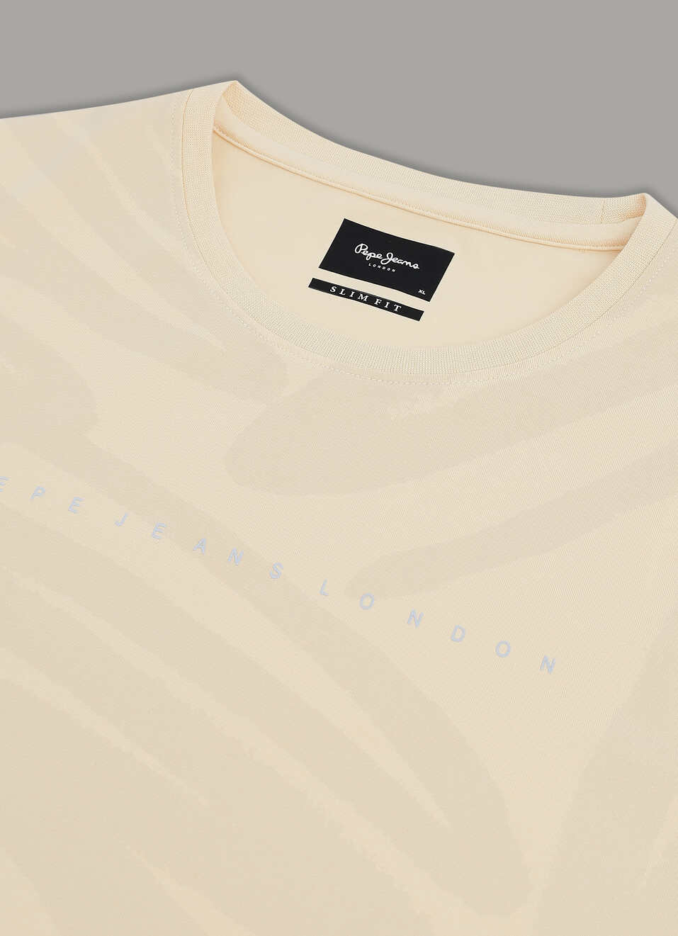 Men Grey Abstract Print Slim Fit T-shirt, , large image number 7