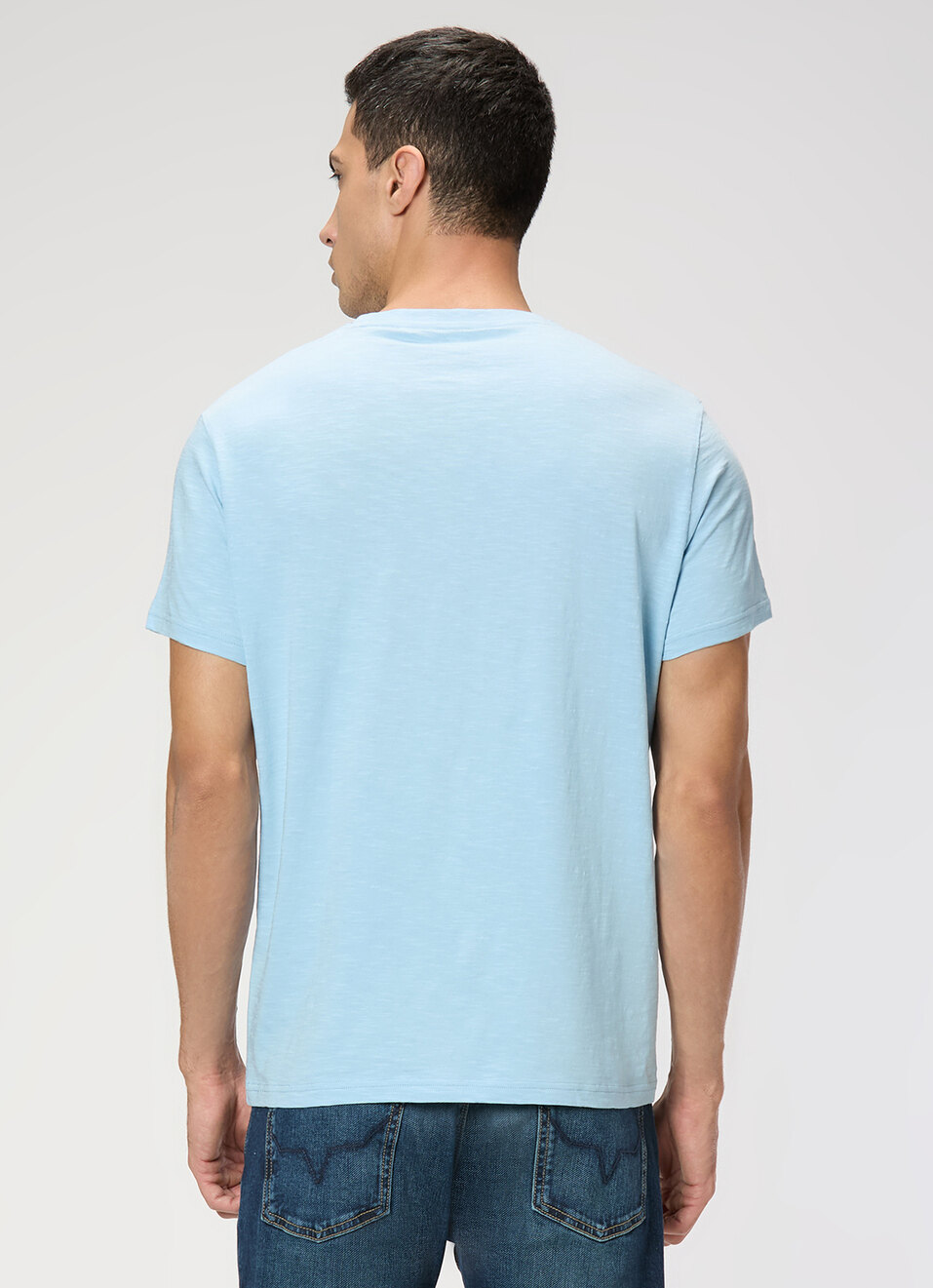 Men Off White Slim Graphic T-shirt, , large image number 2