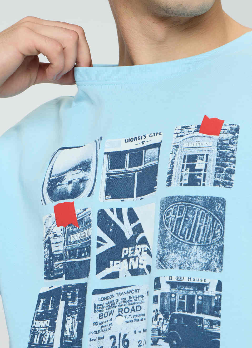 Men White Oversized Graphic T-shirt, , large image number 6