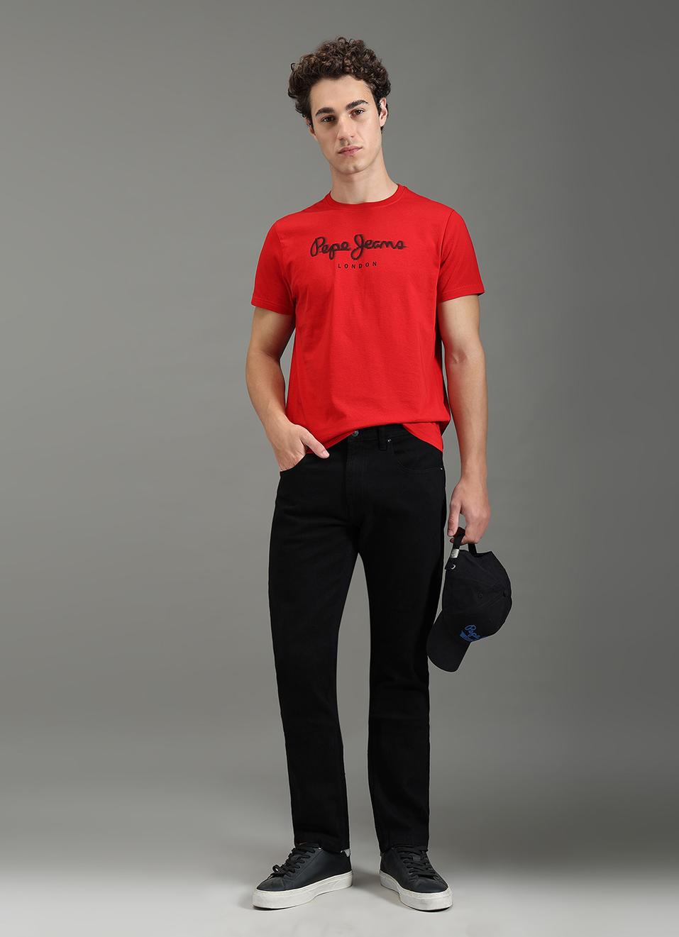 Men Red Graphic Slim Fit T-shirt, , large image number 2