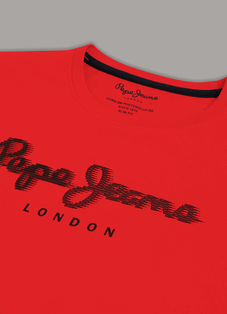 Men Red Graphic Slim Fit T-shirt, , large image number 3