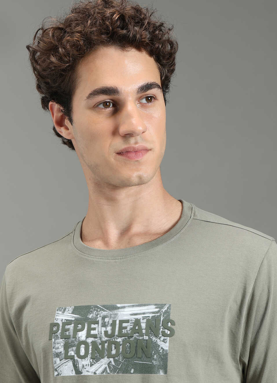 Men Green Relaxed Fit Graphic T-shirt, , large image number 4