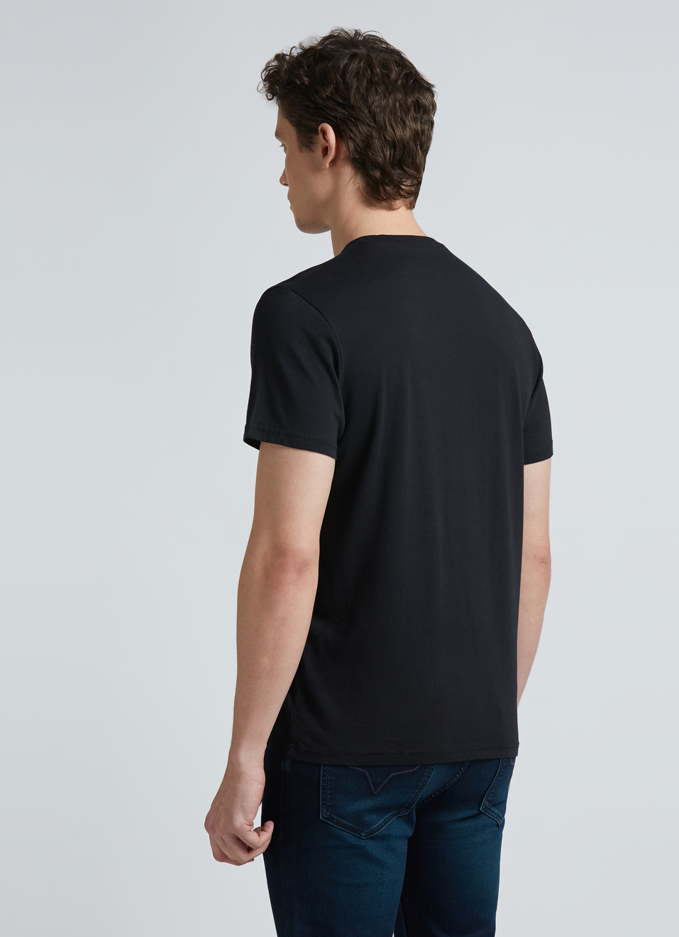 White Graphic Print Short Sleeve T-shirt, , large image number 2