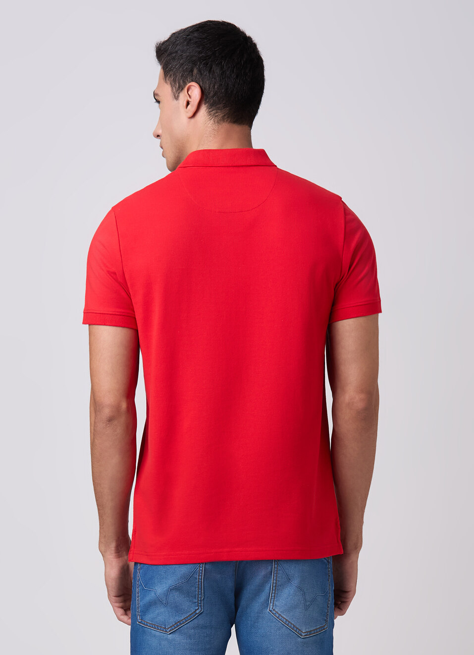 Men Purple Regular Fit Polo, , large image number 2