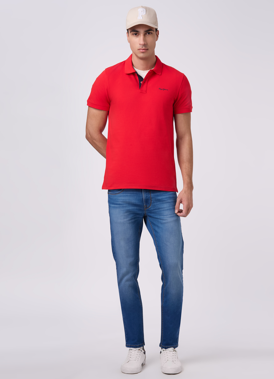Men Purple Regular Fit Polo, , large image number 5