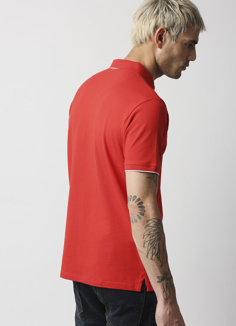 Anton Solid Stretch Polo, , large image number 1